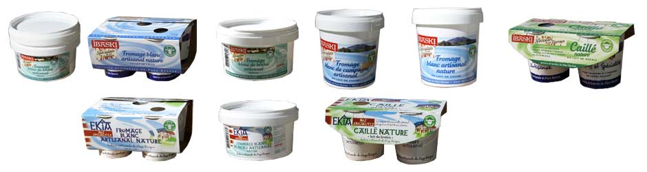 ibaski et ekia fromage blanc